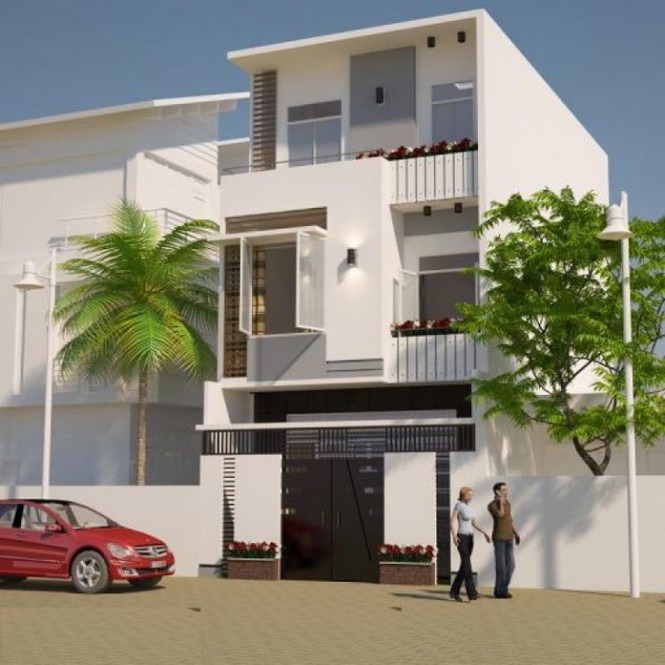 Mẫu nhà phố 80m2 chi phí 1 tỷ đồng đẹp nổi bật, cuốn hút - Ảnh 1. Mẫu nhà phố 80m2 chi phí 1 tỷ đồng đẹp nổi bật, cuốn hút - Ảnh 1.
