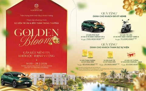 GOLDEN BLOOM – SỰ KIỆN TRI ÂN QUY MÔ LỚN CỦA VINHOMES GOLDEN CITY GIỮA “SIÊU CHU KỲ” TĂNG TRƯỞNG HẢI PHÒNG