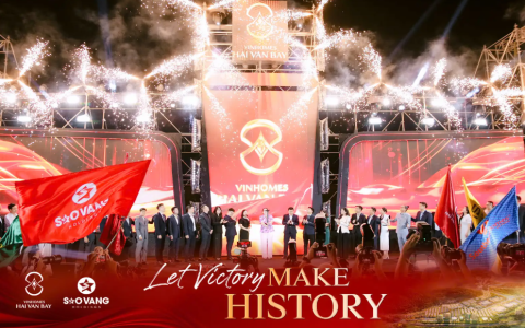 LIÊN MINH SAO VÀNG HOLDINGS – ĐÔNG PHƯƠNG HIỆN DIỆN NỔI BẬT TẠI LỄ RA QUÂN 3 MIỀN VINHOMES HẢI VÂN BAY