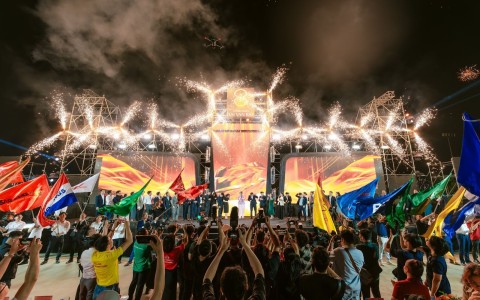 Hơn 5000 chiến binh tạo nên khí thế bùng nổ tại lễ ra quân Vinhomes Hải Vân Bay