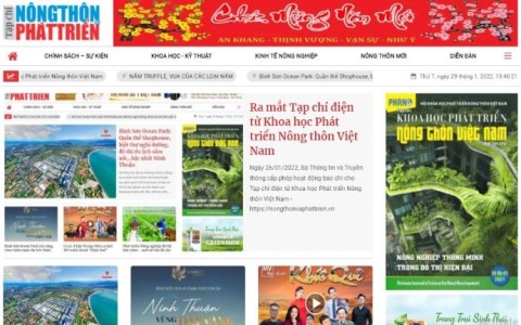 Ra mắt Tạp chí điện tử Khoa học Phát triển Nông thôn Việt Nam