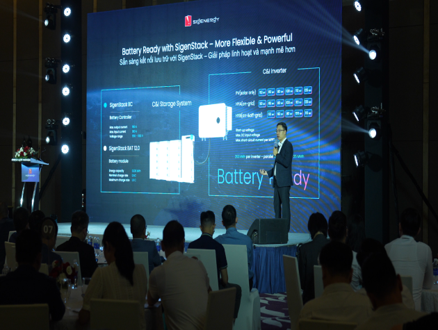Sigenergy khẳng định vị thế mới với giải pháp lưu trữ năng lượng tiên tiến tại Việt Nam