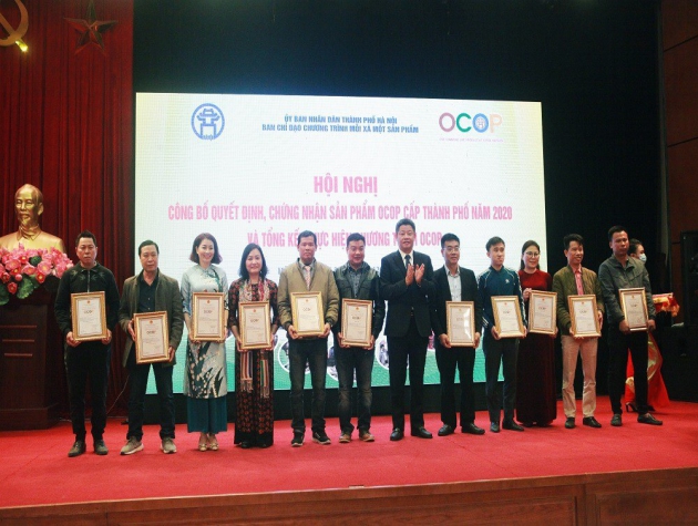 Hà Nội: Tuyên dương những tập thể và cá nhân có thành tích xuất sắc trong thực hiện Chương trình OCOP đến năm 2020