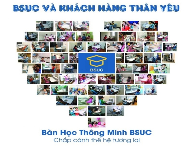 Thương hiệu bàn học chống gù BSUC hướng tới thế hệ tương lai