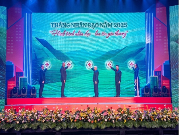 Lễ phát động “Tháng Nhân đạo" năm 2025 với chủ đề “Hành trình nhân đạo - Lan tỏa yêu thương”
