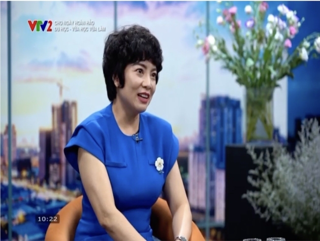CEO Nguyễn Thị Điệp chia sẻ với VTV2 về cơ hội Du học Đài Loan